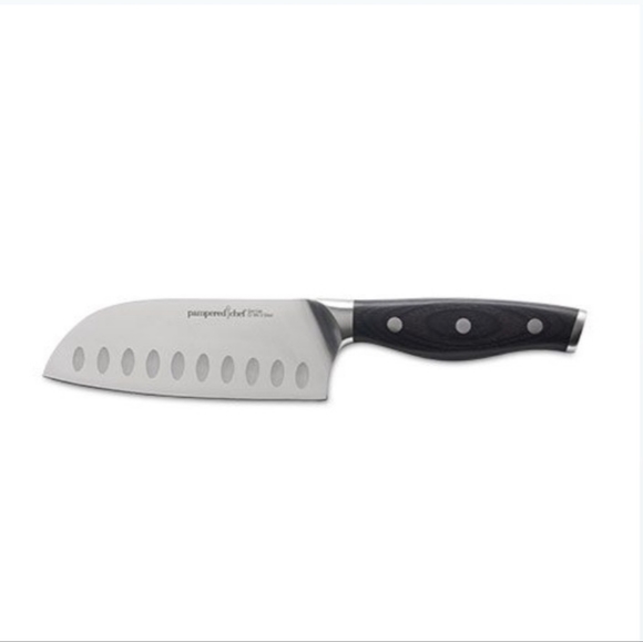 NIB Pampered chef 5" Santoku knife